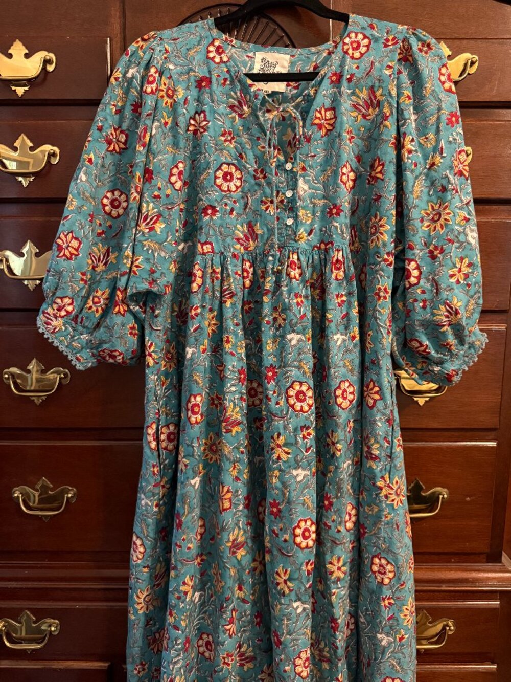 River Goddess Midi Dress in M/L